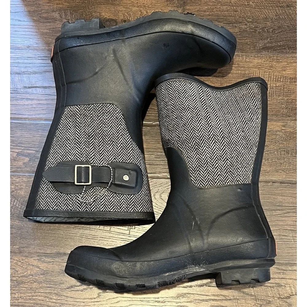 Chooka Women's Classic Mid‎ Cafe Racer, Rain Boots, Size 6 M Rubber Waterproof